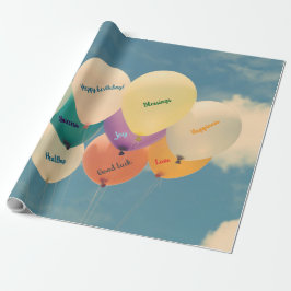 Feestelijke viering Verjaardag Inpakpapier