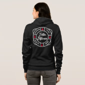 Feestelijke Vijftieners Zip Hoodie (BLK) (Achterkant volledig)