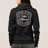 Feestelijke Vijftieners Zip Hoodie (BLK) (Achterkant)