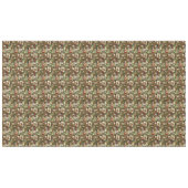 Feestelijke Vintage Kerst Ephemera Collage-Green Tafelkleed (Voorkant (Horizontaal))