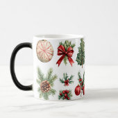 Feestelijke vintage kerst magische mok (Links)