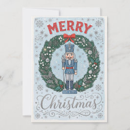 Feestelijke vintage kerstkaart