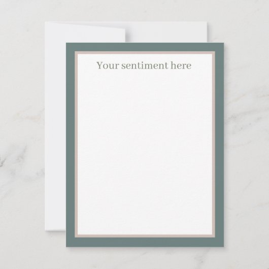 feestelijke vintage Kerstman Kerstvakantie Notitiekaartje (Achterkant)