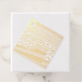 Feestelijke vliegtuigboot Ocean Waves Abstract Bedankjes Labels (Met doos)