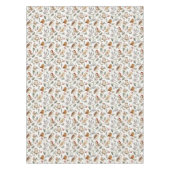 Feestelijke vogel en takje Woodland patroon Tafelkleed (Voorkant)