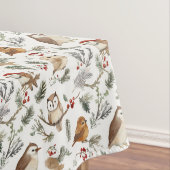 Feestelijke vogel en takje Woodland patroon Tafelkleed (Voorbeeld)