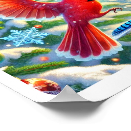 Feestelijke vogels van de VS: het verspreiden van  Poster (Hoek)