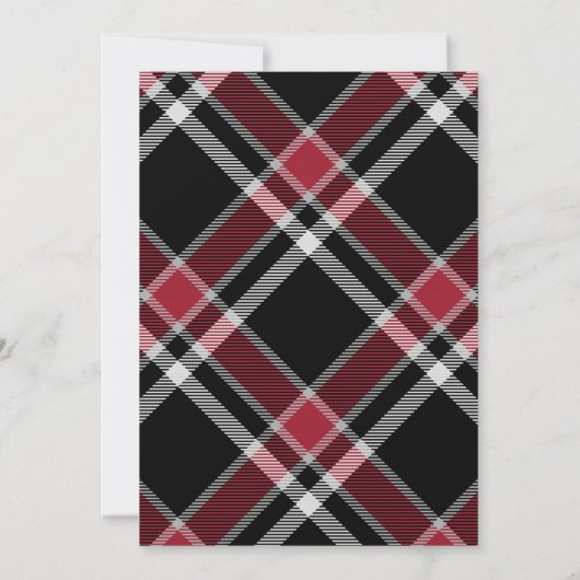 Feestelijke vreugde op de uitnodiging van het Worl (Achterkant)