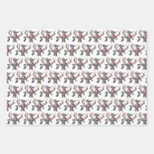 Feestelijke vrienden inpakpapier vel (Voorkant 2)