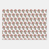 Feestelijke vrienden inpakpapier vel (Voorkant)