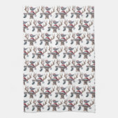 Feestelijke Vrienden Keuken Handdoek (Verticaal)