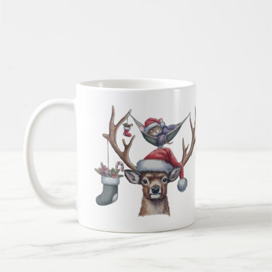 Feestelijke vrienden koffiemok (Links)