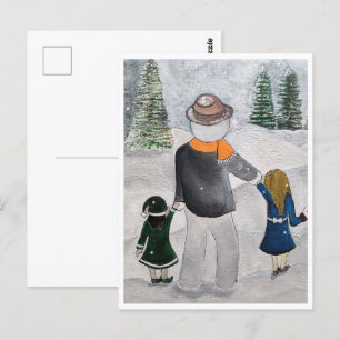 Feestelijke Vrienden Schilderij van Alfred Fox Col Briefkaart