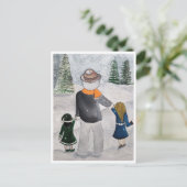 Feestelijke Vrienden Schilderij van Alfred Fox Col Briefkaart (Staand voorkant)