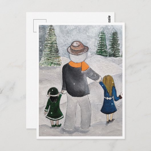 Feestelijke Vrienden Schilderij van Alfred Fox Col Briefkaart (Voorkant / Achterkant)