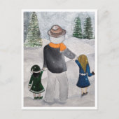 Feestelijke Vrienden Schilderij van Alfred Fox Col Briefkaart (Voorkant)