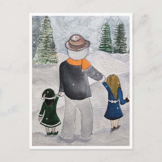 Feestelijke Vrienden Schilderij van Alfred Fox Col Briefkaart (Voorkant)