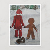 Feestelijke Vrienden Schilderij van Alfred Fox Col Briefkaart (Voorkant)