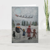 Feestelijke Vrienden Schilderij van Alfred Fox Kaart (Voorkant)