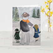 Feestelijke Vrienden Schilderij van Alfred Fox Kaart (Gele Bloem)