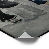 Feestelijke Vrienden Schilderij van Alfred Fox Poster (Hoek)