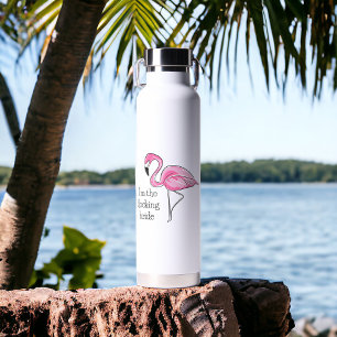 Feestelijke vrijgezellenfeest Flamingo Ik ben de B Waterfles