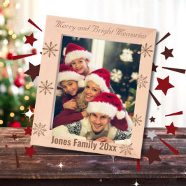 Feestelijke vrolijke en heldere herinneringen pers gegraveerde lijstjes