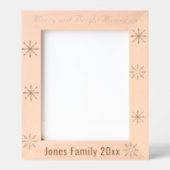 Feestelijke vrolijke en heldere herinneringen pers gegraveerde lijstjes (Voorkant)