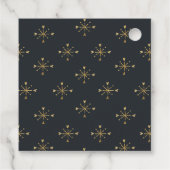 Feestelijke vrolijke en heldere kerst bedankjes labels (Achterkant)