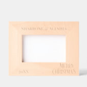 FEESTELIJKE VROLIJKE KERST, GEPERSONALISEERD AFBEE GEGRAVEERDE LIJSTJES (Voorkant)