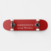 Feestelijke vrolijke kerst-skeelboard voor vakanti persoonlijk skateboard (Horizontaal)