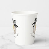 feestelijke vrolijke kerstbal papieren bekers (Rechts)