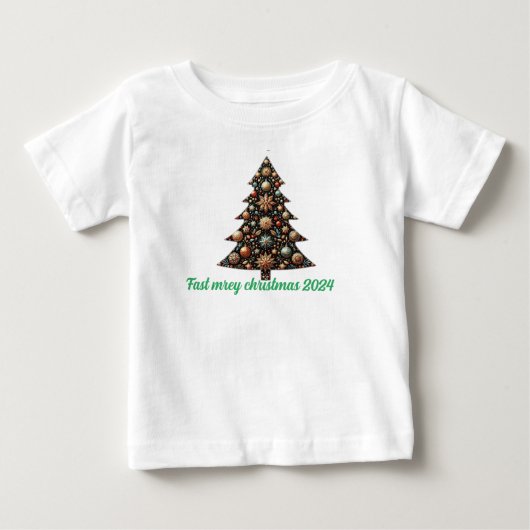 Feestelijke vrolijke kerstbomen (Voorkant)