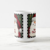 Feestelijke Vrolijke Kerstman Koffie Mok (Center)