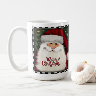 Feestelijke Vrolijke Kerstman Koffie Mok