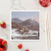 Feestelijke vrolijke kerstwinter Gignoux Servet (Insitu)