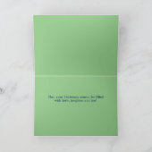 Feestelijke Vrolijke Rode Inspirativity Kerstmis Kaart (Binnen)