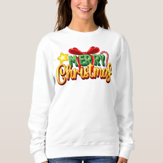 Feestelijke Vrouwen Hoodies voor Kerstmis 2025 (Voorkant)