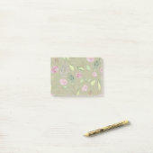 Feestelijke Waterverf Bloemen 5 Post-it® Notes (Op bureau)