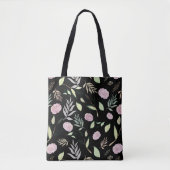 Feestelijke Waterverf Bloemen 7 Tote Bag (Voorkant)