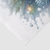 Feestelijke Waterverf Cat Christmas Craft Decoupag Tissuepapier (Detail)