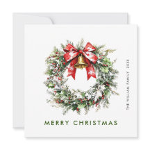 Feestelijke Waterverf Holly Berry Pine Krans