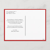 Feestelijke Waterverf Kerstboom Vrolijk Kerstfeest Feestdagenkaart (Achterkant)