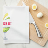 Feestelijke Waterverf Margarita | Cheers Theedoek (Quarter Fold)