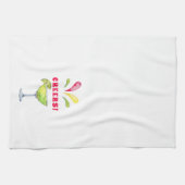 Feestelijke Waterverf Margarita | Cheers Theedoek (Horizontaal)