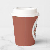 Feestelijke waterverf nutcracker partij papieren bekers (Rechts)