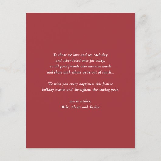 Feestelijke Waterverf Pitbull Happy Howlidays (Achterkant)