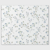Feestelijke Waterverf stijl bladeren Cadeaupapier (Vlak)