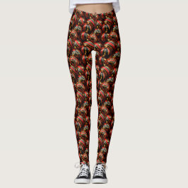 Feestelijke weelde - Kerstballen Leggings BGR