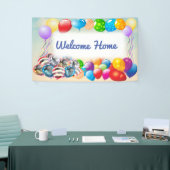 Feestelijke Welkom Thuis Ballon Banner (Beurs)